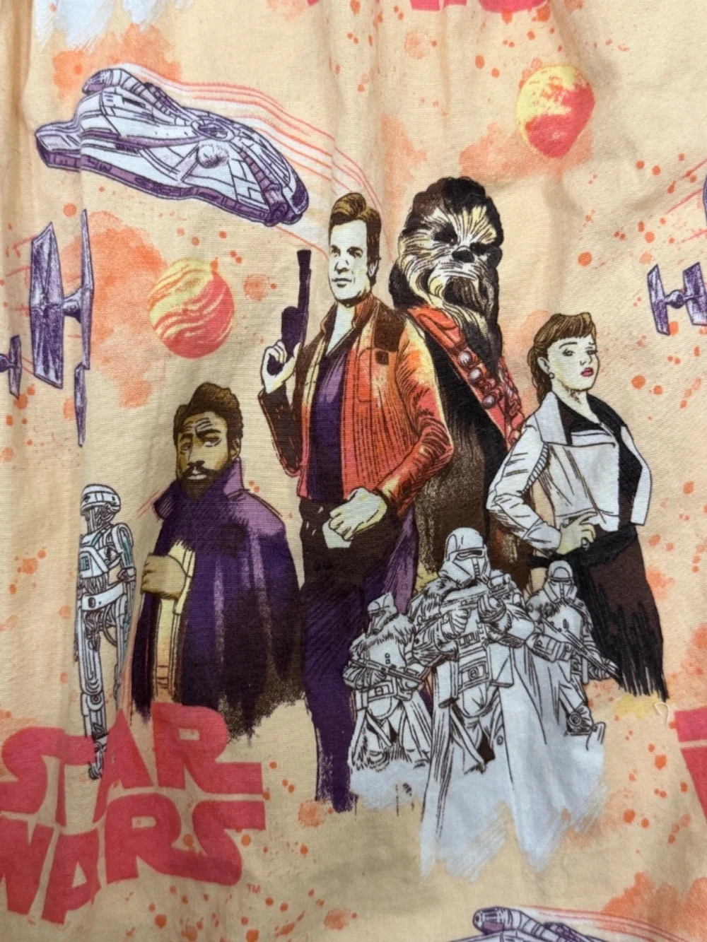Star Wars Her Universe XS Character Print Cotton Full Midi Disney Skirt